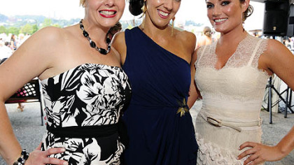Co-chair Michelle Kirsop, organizer Christina Dickerson and co-chair Pam McMahon.