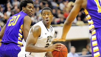 Pitt's Lamar Patterson looks to pass in traffic in the second half against Albany.