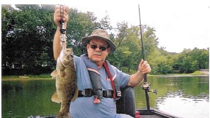 A family photo of Samuel Sweet fishing a few years ago on the Allegheny River.