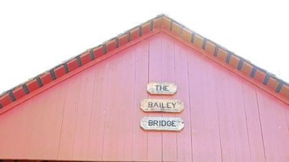 Bailey Covered Bridge in Amwell, Washington County, last fall. This bridge crosses the north fork of Ten Mile Creek and is west of Interstate 79.