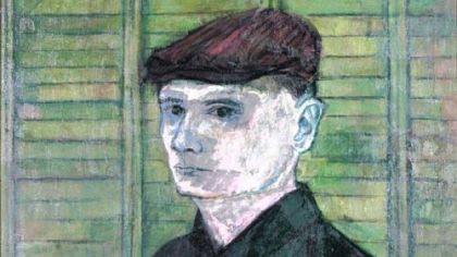 "Self Portrait" by Paul Binai.
(oil on canvas, 32 x 30 in., 1962-63)
