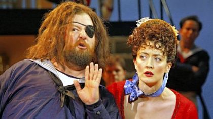 Jason Simon and Christina Baldwin star in the Guthrie Theater's production of Gilbert and Sullivan's "H.M.S. Pinafore," airing tonight on PBS.