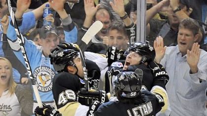 Goal-scoring celebrations have been as plentiful for James Neal, right, as shots. He's converting on 14.1 percent of his shots.