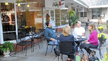 Dining earlier this week at Arpino Trattoria are (from left) Ann and Dan Casiere and Jerry and Patty Brandy, all of Mt. Lebanon.