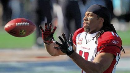 He has a fat new contract and numbers that few receivers have had. But what former Pitt All-American Larry Fitzgerald doesn't have these days as he prepares to face the Steelers is the chance to flourish or the QB (yet) that will help him return to the heights of 2008.