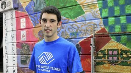 Boys & Girls Clubs of America National Youth of the Year Nick Foley, on the grounds of the Sarah Heinz House. Along with the honor, he won scholarship money, a new car and gets to meet President  Barack Obama on Oct 5.