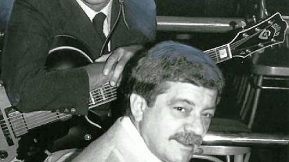 Brothers Joe and Bobby Negri playing at Bradley's Restaurant in Green Tree in 1980.
