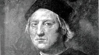 This undated portrait of Christopher Columbus, attributed to Rodolfo Ghirlandaia, is in the Naval Museum of Pegli in Genoa, Italy, Columbus' birthplace.