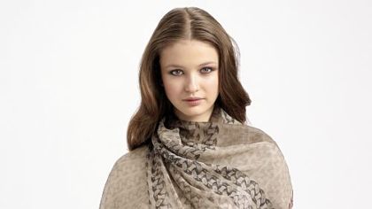 Burberry silk scarf, $395 at Saks Fifth Avenue (www.saksfifthavenue.com)