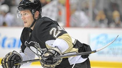 Matt Cooke played Thursday against the Chicago Blackhawks at Consol Energy Center for the first time since he was suspended for the final 10 games of the 2010 regular season.