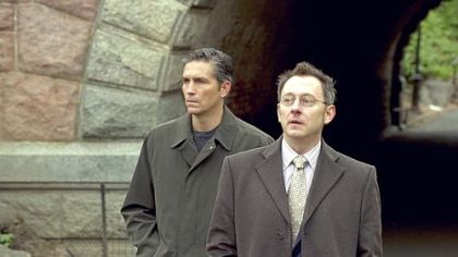 Jim Caviezel, left, and Michael Emerson have their eye on everyone in "Person of Interest."