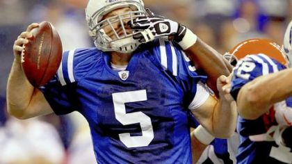Veteran Kerry Collins has found coming out of retirement anything but easy. He signed with the Colts Aug. 24 and has made no one forget Peyton Manning.