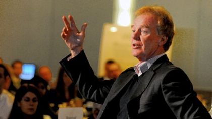 Peter Senge discussed responsible growth at Duquesne University's Beard Symposium at the Fairmont Pittsburgh Downtown.