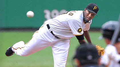 James McDonald delivers against the Astros.