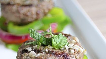 Mint Lamburgers from the new book "Make it Paleo" by Hayley Mason and Bill Staley.