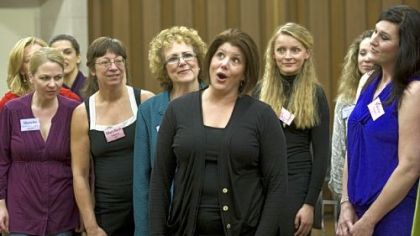 Soprano soloist Laura Heimes rehearses for PSO's new staging of Handel's "Messiah."