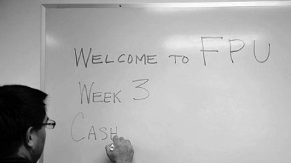 Eric Chiado and Kelly Knieling worked their way out of debt by following financial adviser Dave Ramsey's principles, and they now teach a course based on his Financial Peace University.