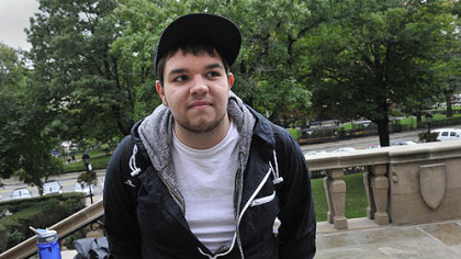 Patrick Buehler, a University of Pittsburgh junior in anthropology, talks about the possibility of his student loans reaching $80,000.