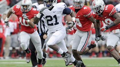 Penn State's Stephfon Green runs for a touchdown against Ohio State in the first quarter Saturday.