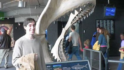 Chatham University assistant professor of biology Michael Habib appears on Discovery Channel's "Dinosaur Revolution."