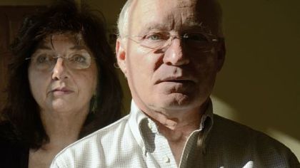 Alan Romatowski is battling early onset Alzheimer's disease. With him is his wife, Josie.