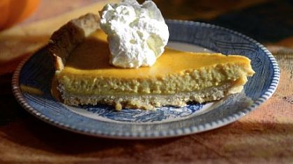 Pumpkin tart.