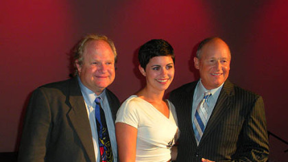Carl Kurlander, Tori Mistick and Paul Steigerwald at the Eighth Annual Pittsburgh Fashion Story