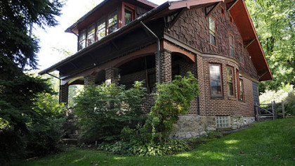 The Craftsman-style home at 101 Cherry Valley Road in Forest Hills is on the market for $239,900.