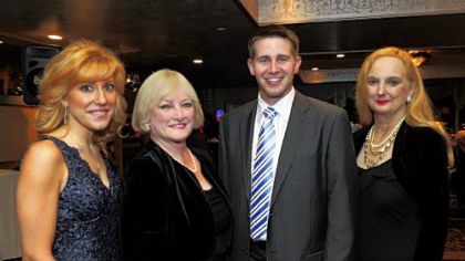 Kara Parkes, left, Judy McGrady, John Meyer and Joan Turner.