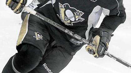On Sept. 17, Sidney Crosby takes part in a no-contact skate with the team during the first day of training camp.