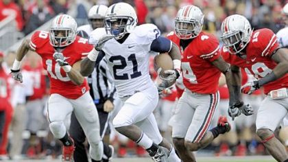 Stephfon Green breaks loose for the first of his two touchdowns Saturday == a 39-yard run in the first quarter.