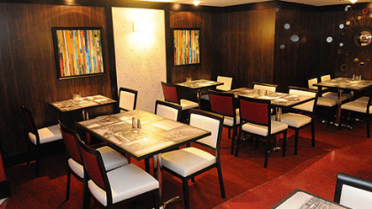 The interior of Taste of Dahntahn.