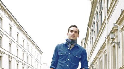 Men's scarf, $42.50 at J. Crew (www.jcrew.com).