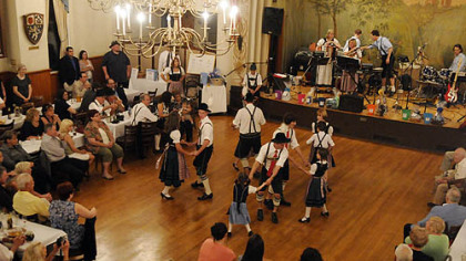 Bavarian Alpen Fest at Teutonia Mannerchor, with the dance group Alpen Schuhplattler und Trachtenverein D' Pittsburgher.