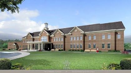 A drawing of the Learning Center at The Center for Excellence for The Second Mile.