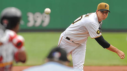 Pirates starting pitcher Charlie Morton.