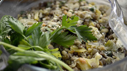 Lentil Leek Salad.