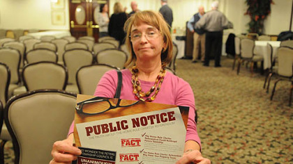 Concerned residents of Peters Township sponsored a meeting at the Rolling Hills Country Club about the Home Rule Charter Referendum. In the meeting, resident Sue Smith raised concern about a direct mail advertisement she received.