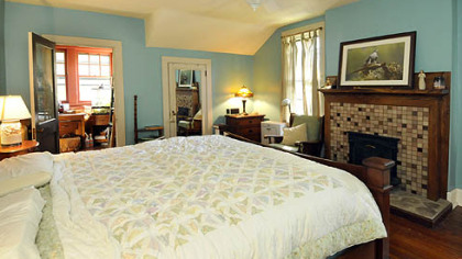 The home's master bedroom.