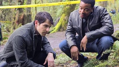 David Giuntoli as Nick Burkhardt, left, and Russell Hornsby as Hank Green in "Grimm."