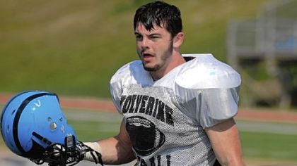 Woodland Hills High School senior linebacker Mike Caprara has been a rare three-year starter for the Wolverines.