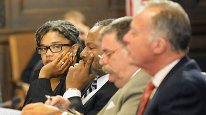 From left: board members Sharene Shealey, Thomas Sumpter, Floyd McCrea and Bill Isler.