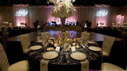 Roethlisberger reception room at the David L. Convention Center, Downtown.